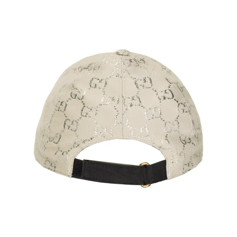 GUCCI Gg Lame Baseball Hat-3