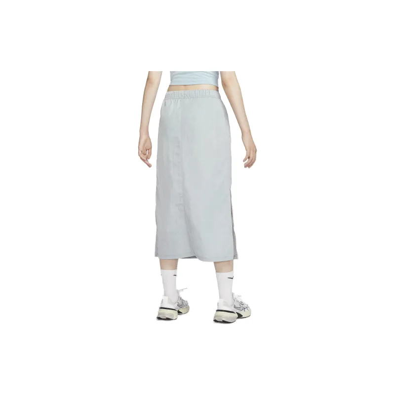 Nike Sportswear Essentials Series Casual Long Skirts Women's Floating Stone Gray-4