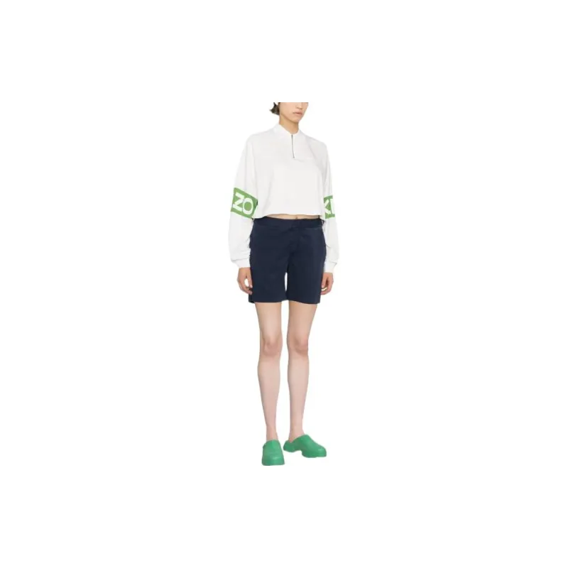 KENZO Logo print Cropped Shirt-1