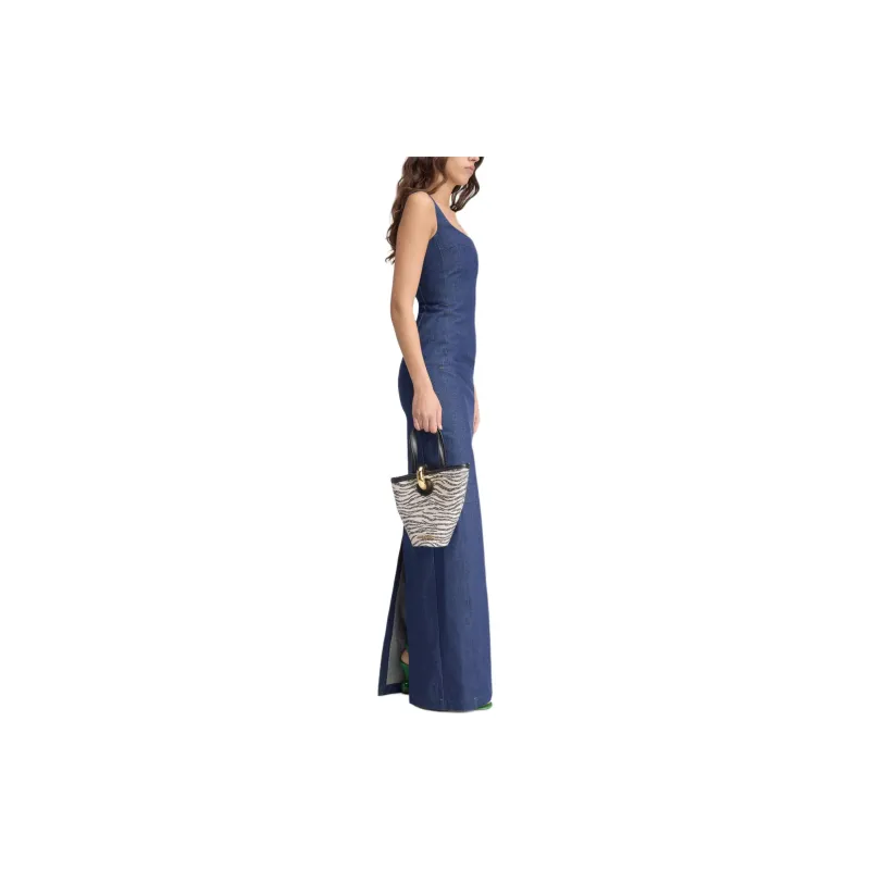 Jacquemus Denim Bustier Maxi Dress-1