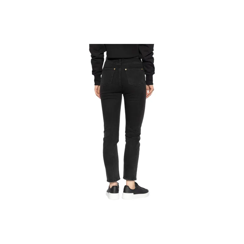 BALMAIN High Waisted Skinny Jeans-3