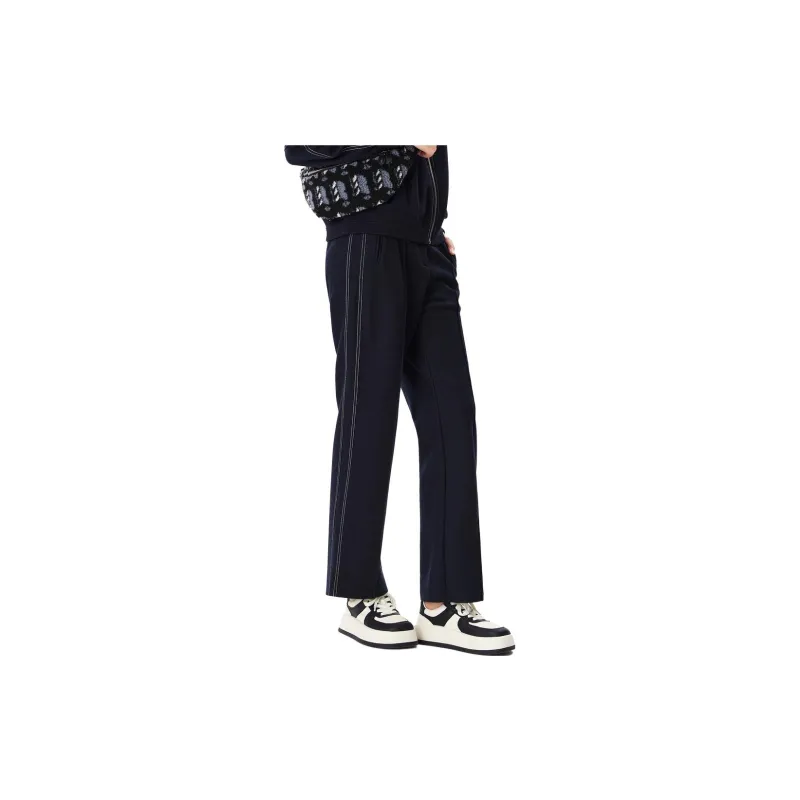 XII BASKET Casual Pants Women's Navy Blue-3