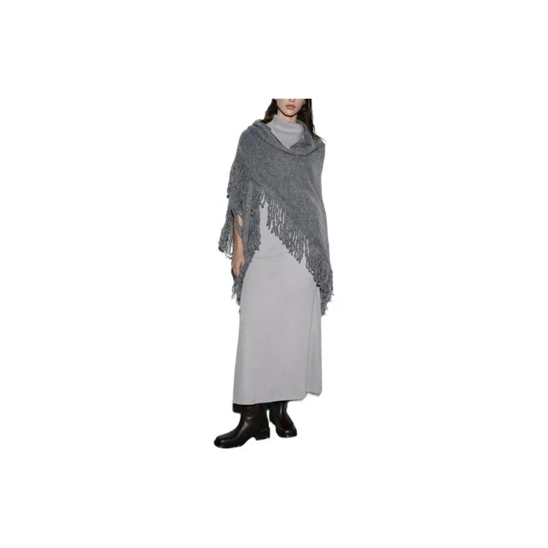 ZARA Knitwear Women's Zebra Print Gray-4