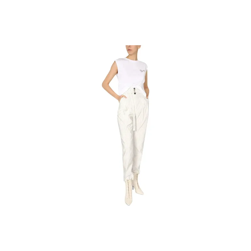 PHILOSOPHY DI LORENZO SERAFINI Striped Taffeta Trousers-2