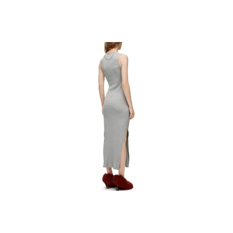 LOEWE SS23 Sleeveless Dress Women's Gray-4