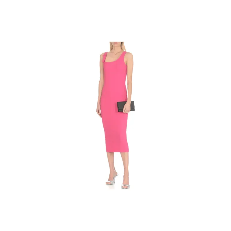 VERSACE JEANS COUTURE Sleeveless Dress Women's Bright Pink-2
