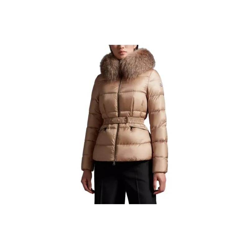Moncler Boed Series Down Jackets Women's Beige-2