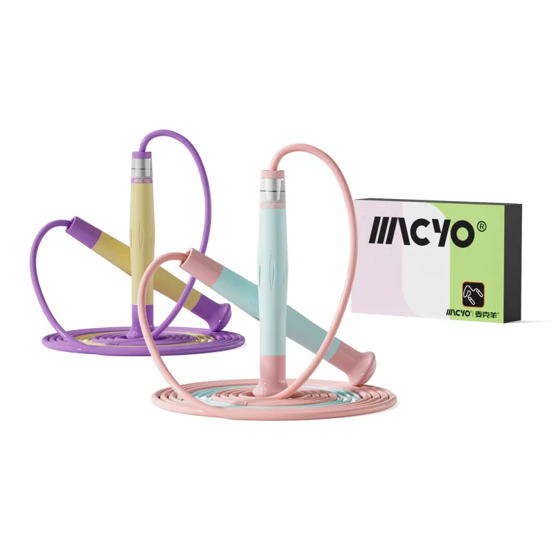 MACYO Fitness Training Non Countable Jump Ropes Students PVC Rubberized Cord PP+Silicone Controller-12