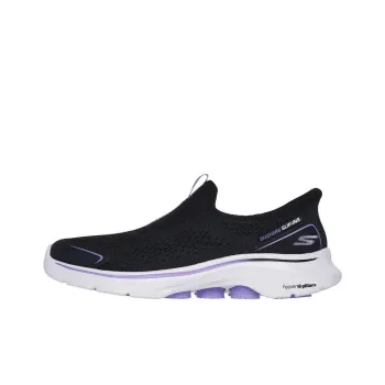 Skechers GO WALK 7 Shock Absorbers With Slip Resistant Features Low Top Casual Shoes Women's Black