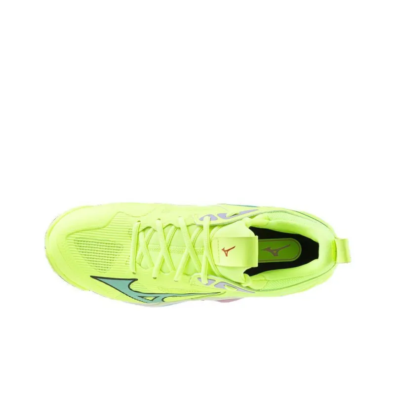 Wave Momentum Mizuno 3 'Neo Lime Splish Splash'-2