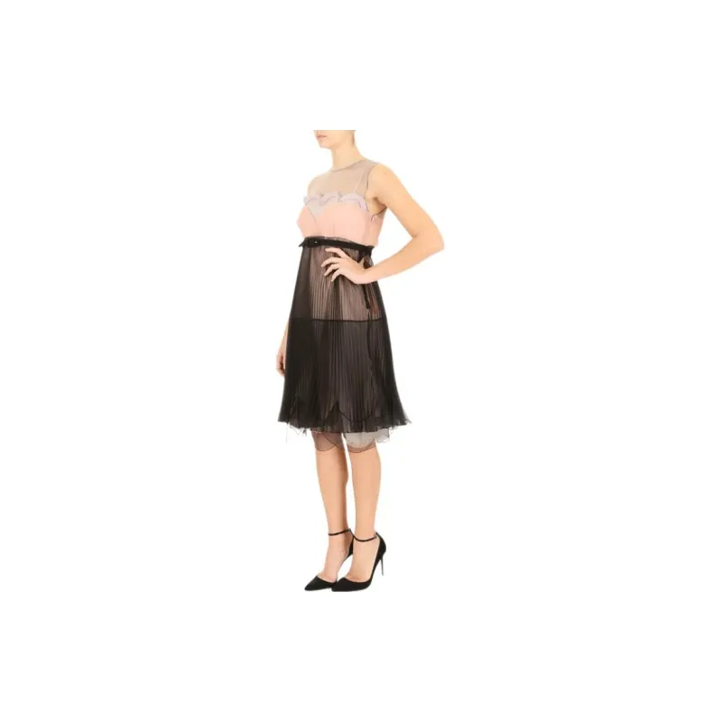 PRADA Sleeveless Dress Women's Black-3