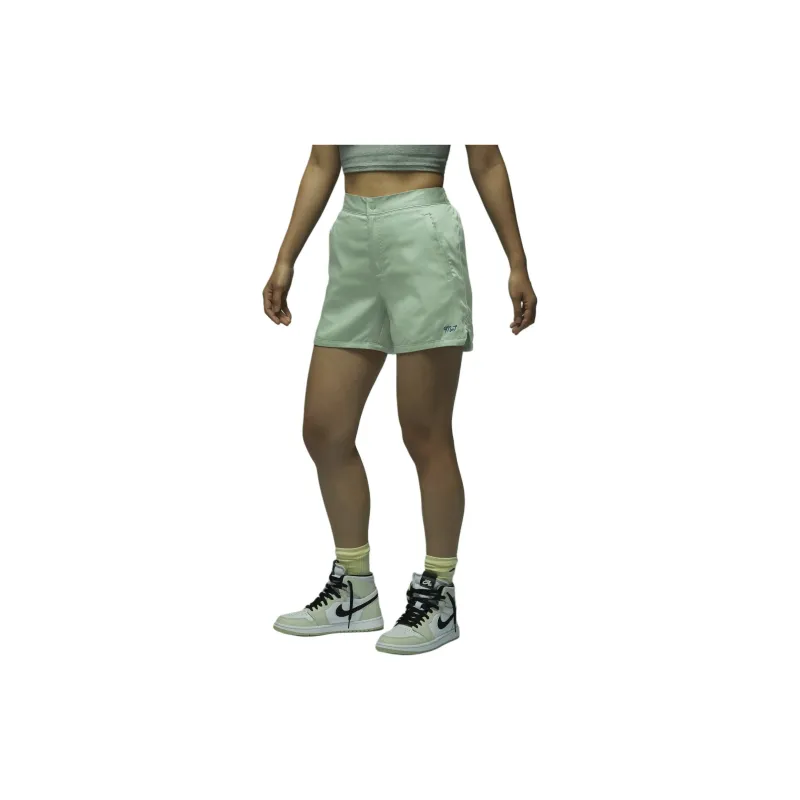 Jordan Casual Shorts Women's Smoke Grey Jade/Industrial Blue-4