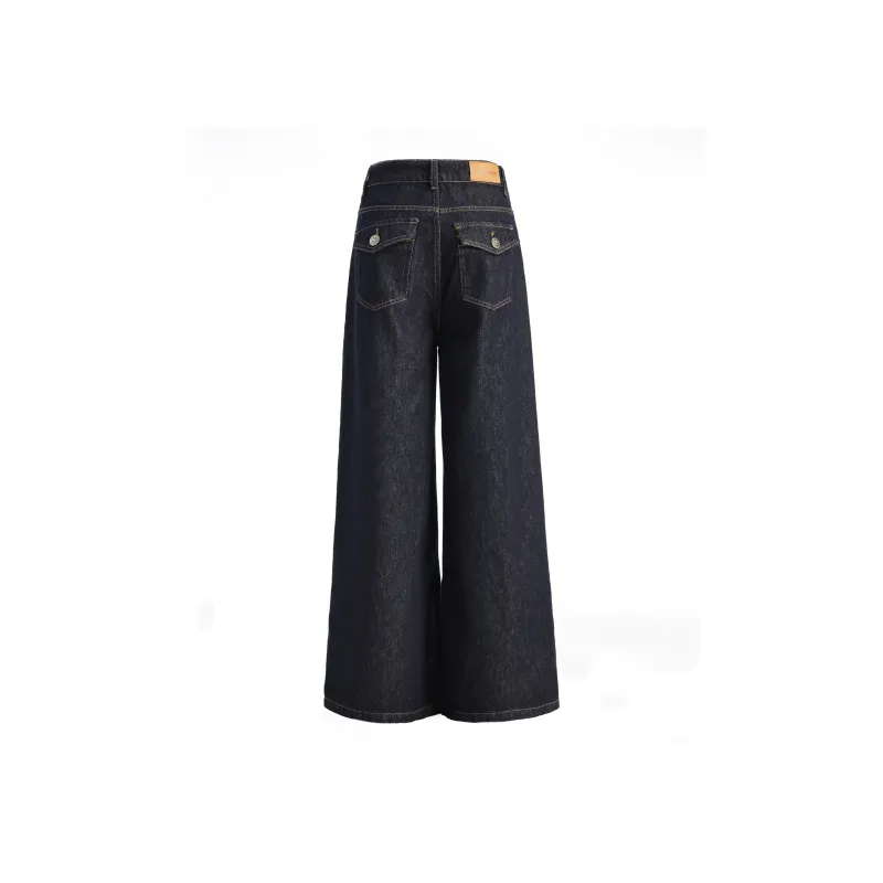 Wen Shan Jeans Women's Dark Blue-6