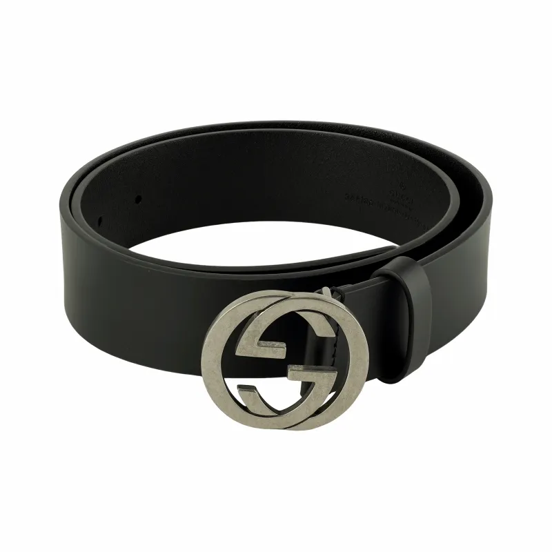 GUCCI GG Leather Belts Men-2