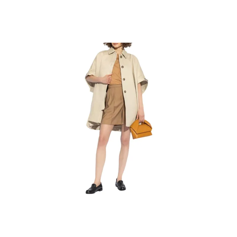 MaxMara Agape Belted Poncho-1
