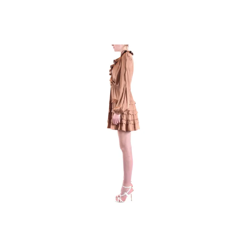 PINKO Long-Sleeved Dresses Women's Orange-2