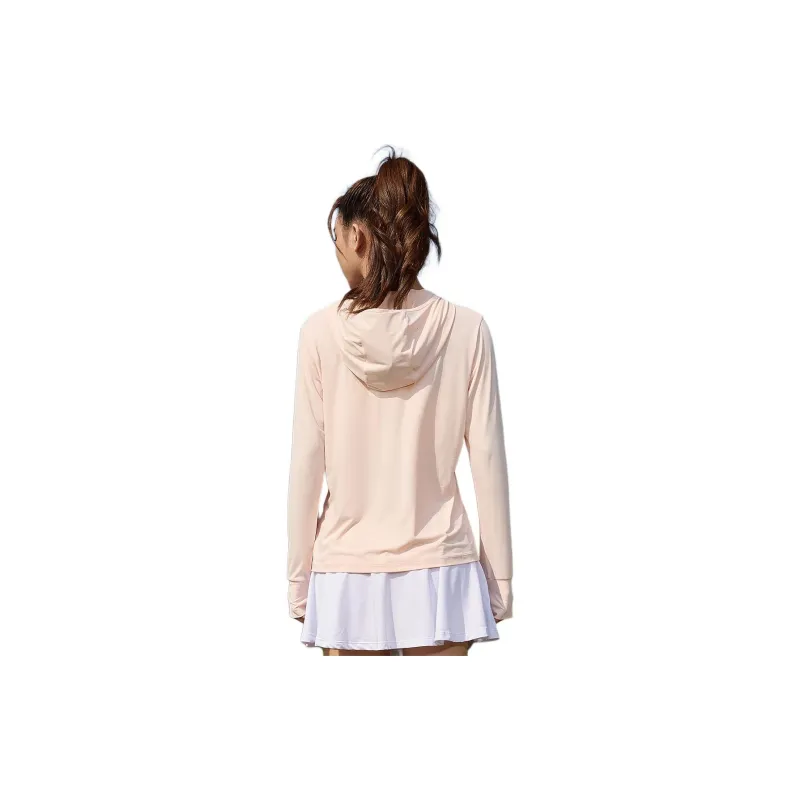 QIAODAN Sun Protection Clothing Women's Sheer Pink-2