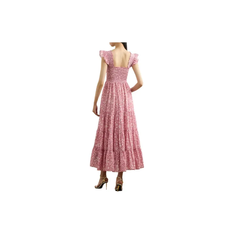 Rixo SS24 Sleeveless Dress Women's Pink-3