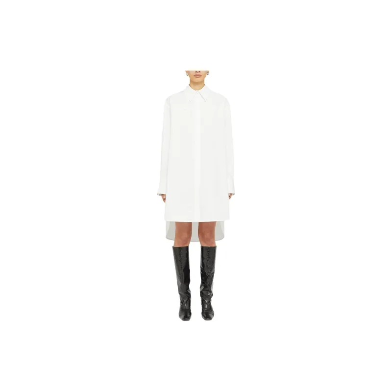 JIL SANDER Oversized Poplin Shirt Dress-1