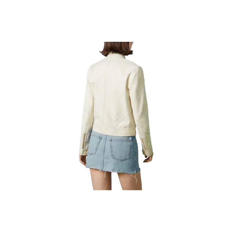 GUCCI Jackets Women's Beige-2