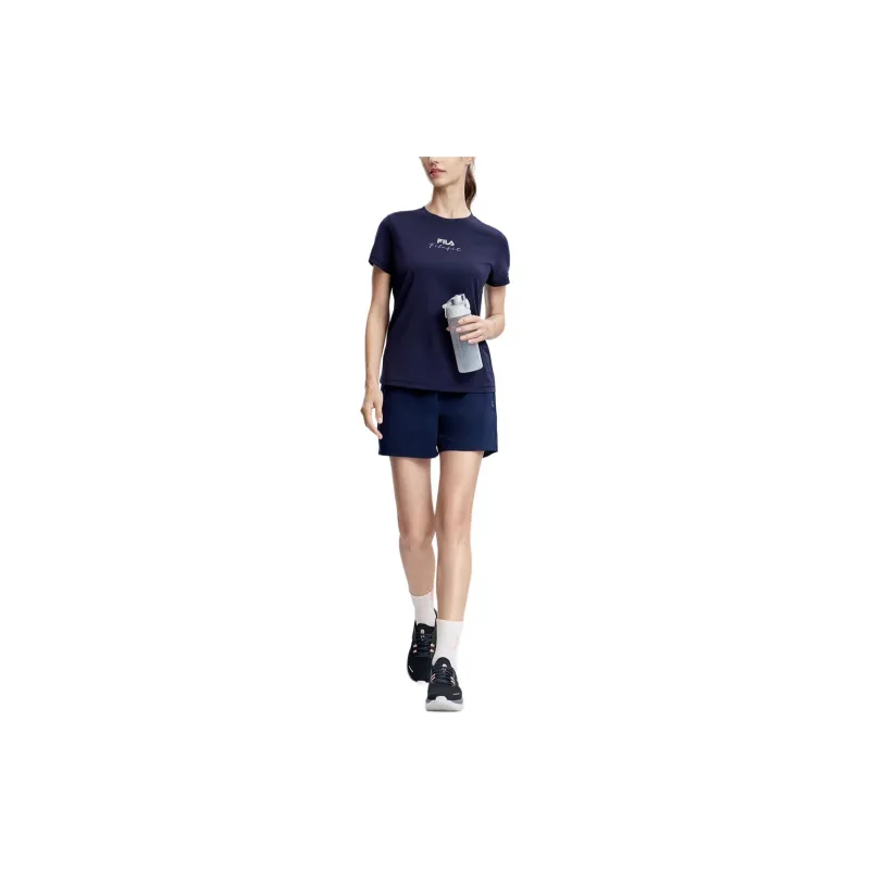 FILA Set in Sleeve T Shirt Women's Royal Blue-5