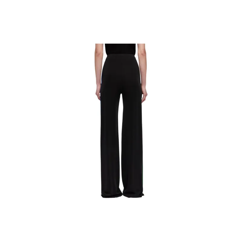 Ferragamo Striped Knitted Track Pants-1