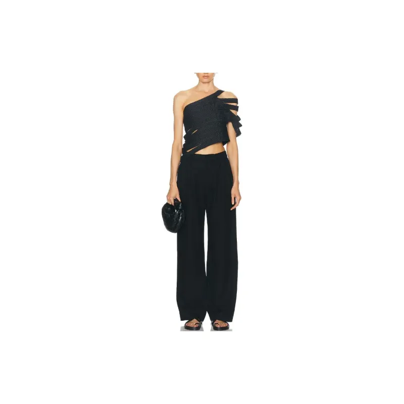CULT GAIA Sashi One Shoulder Knitted Top-4