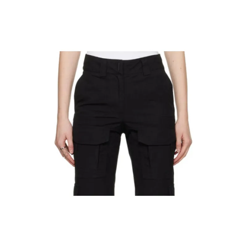 Givenchy Boot Cut Multipocket Cargo Pants 'Black'-4