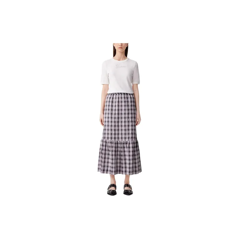 GANNI SS24 T Shirt Women's White Heron-1