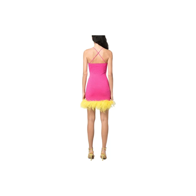 CHIARA FERRAGNI Slip Dresses Women's Fuchsia-3