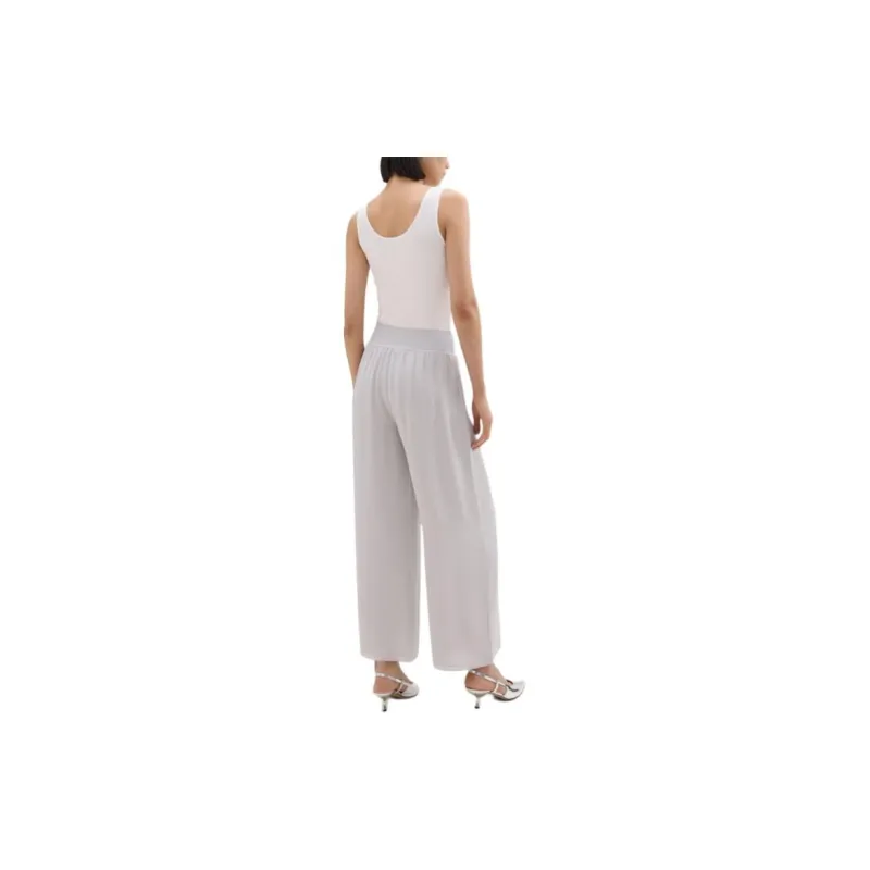 THEORY Casual Pants Women's Silver White-3