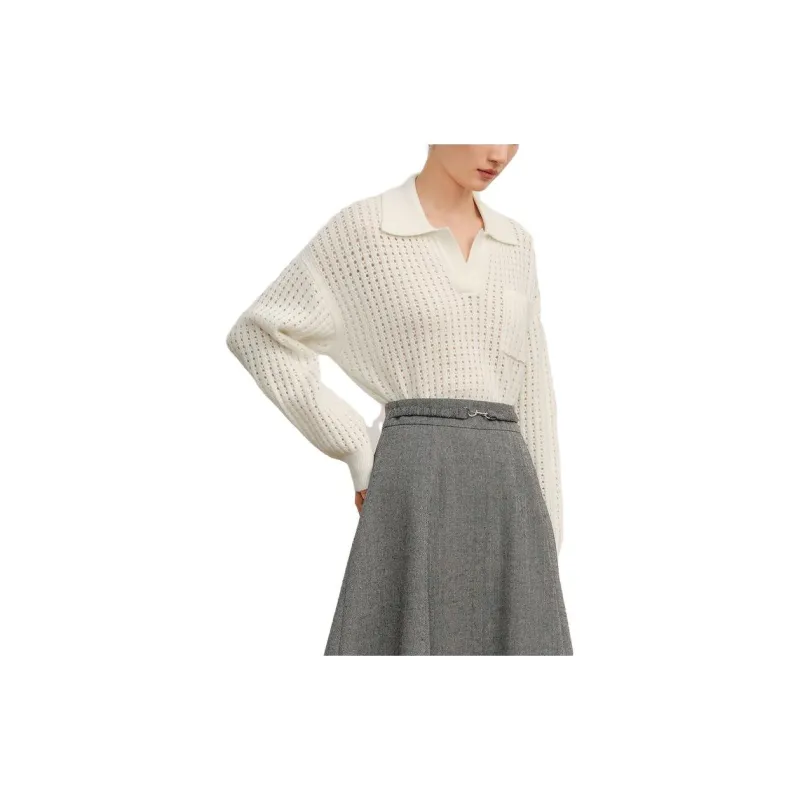 JZ. ANNAKRO Knitwear Women's White-1