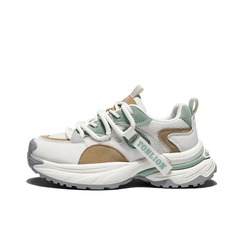 Tonlion Anti Slip And Wear Resistant Breathable Low Top Chunky Sneakers Women's-10
