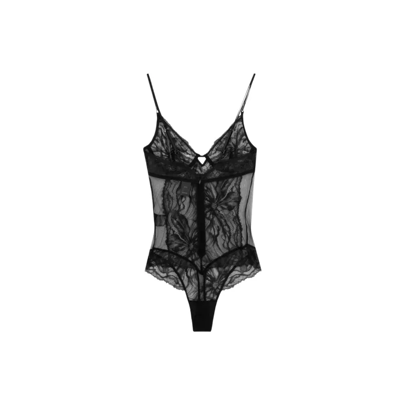 CALVIN KLEIN Bodysuits Women's Space Black-1