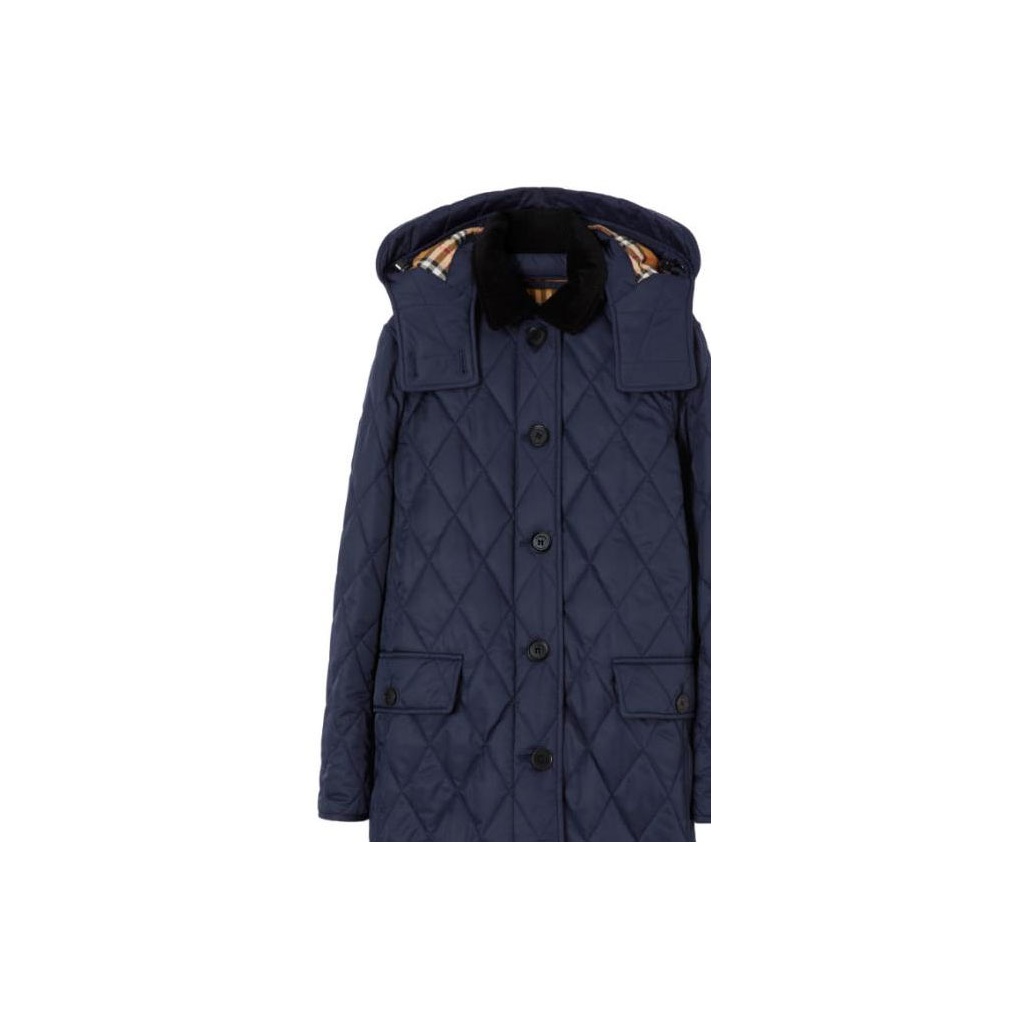 Navy burberry jacket sales