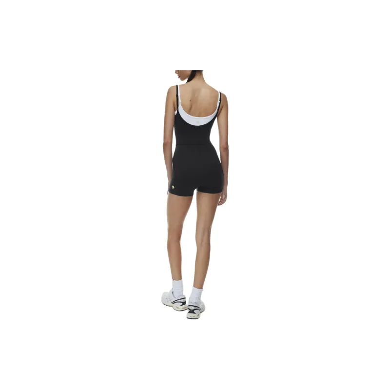 ARITZIA Golden LIFE Divinity 3' Romper Bodysuits Women's Black-2