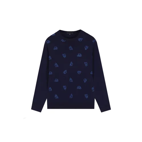 DIDIBOY Sweaters Men Navy Blue