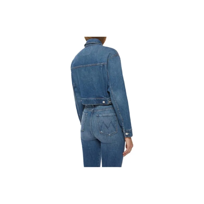 MOTHER Denim Jackets Women's Blue-1