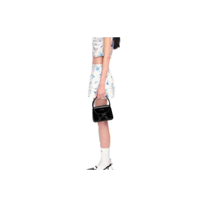 SHUSHUTONG Casual Short Skirts Women's White-2