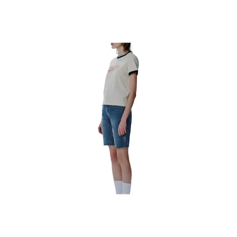 MARITHE FRANCOIS GIRBAUD SS24 Regular T Shirt Women's Ivory-4