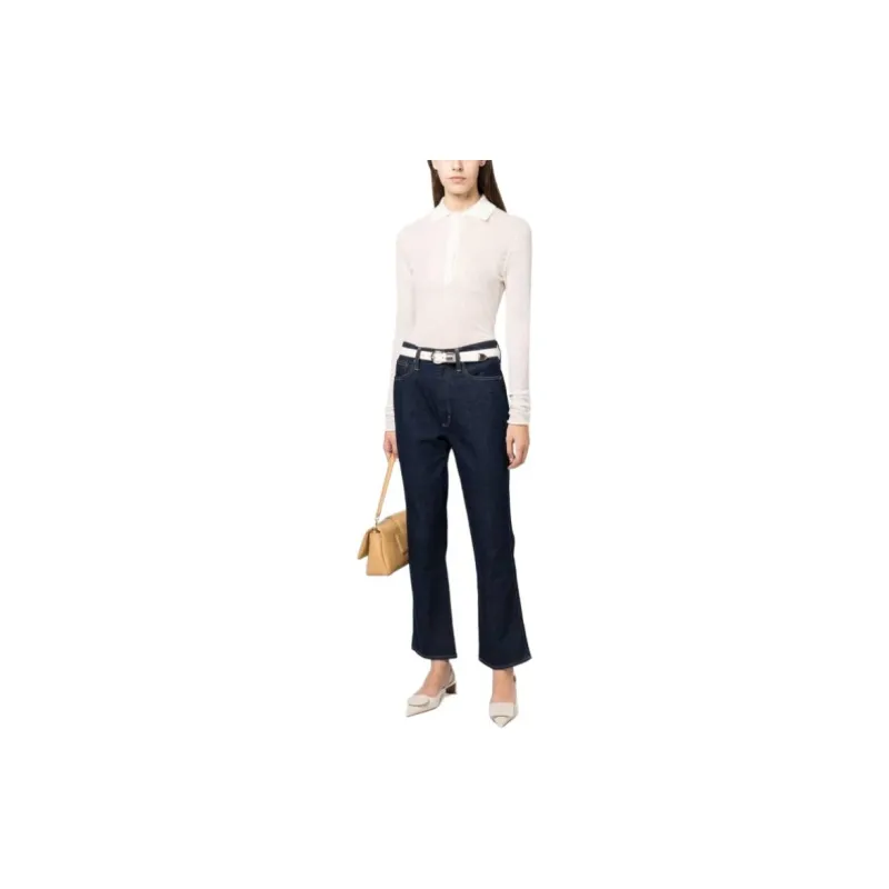 AGOLDE Whisper Mid rise Flared Jeans-1
