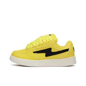 MXGM Slip Resistant Cushioning Wear Resistant Lightweight Breathable Low Top Skateboard Shoes Women's Bumblebee