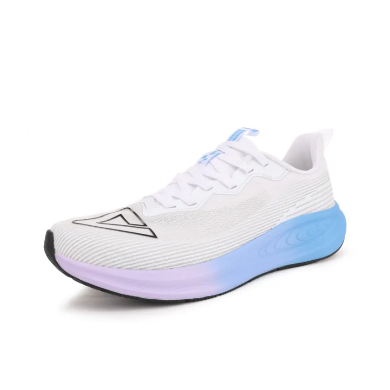PEAK Low Top Running Shoes Men's White Blue-2
