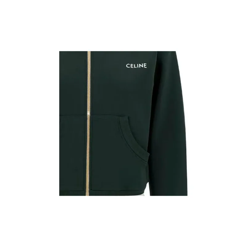 CELINE Jackets Coats Women's Green-5
