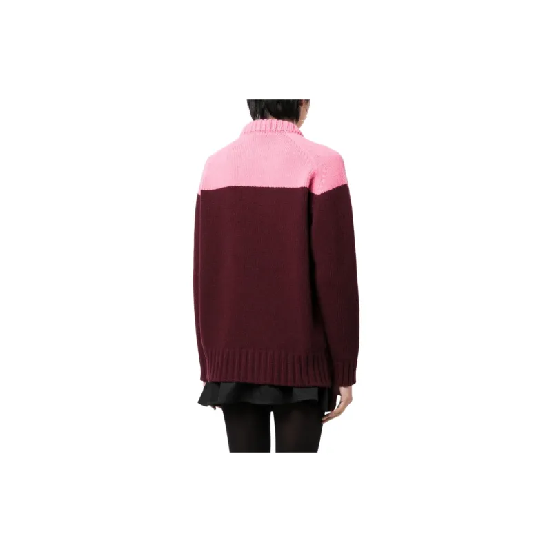 Patou Two tone Knitted Jumper-2
