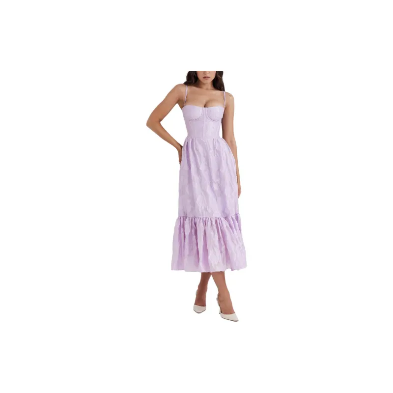 HOUSE OF CB MIRA Slip Dresses Women's Orchid/Multicolor-2