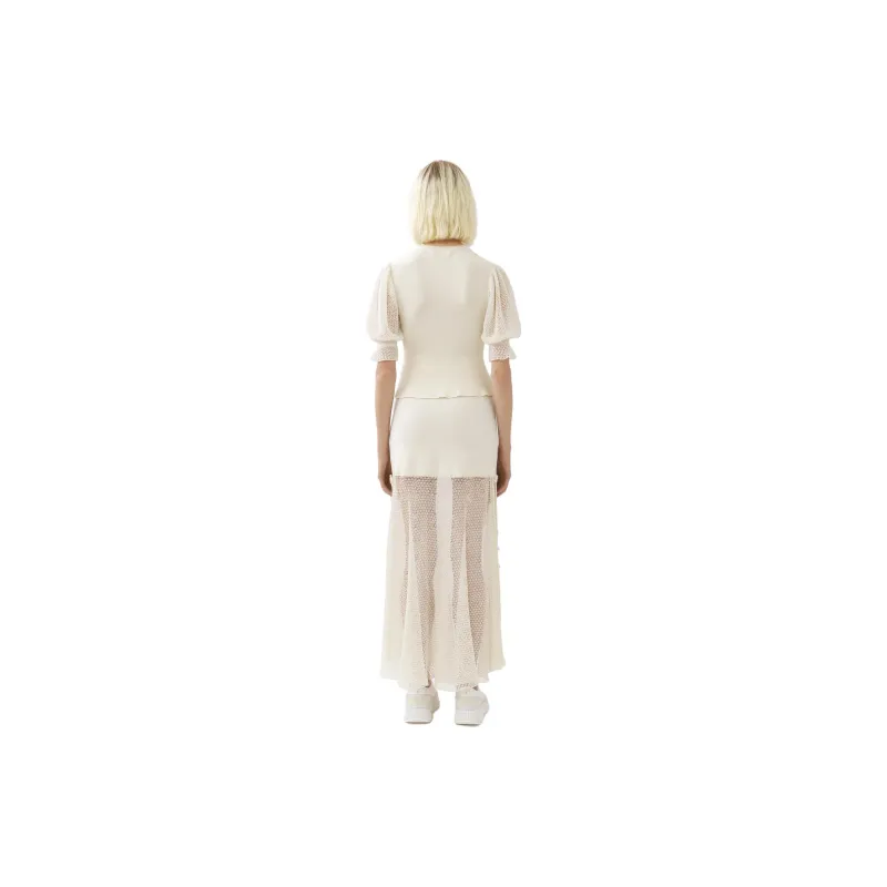 Chloé Lace detail Knitted Top-2