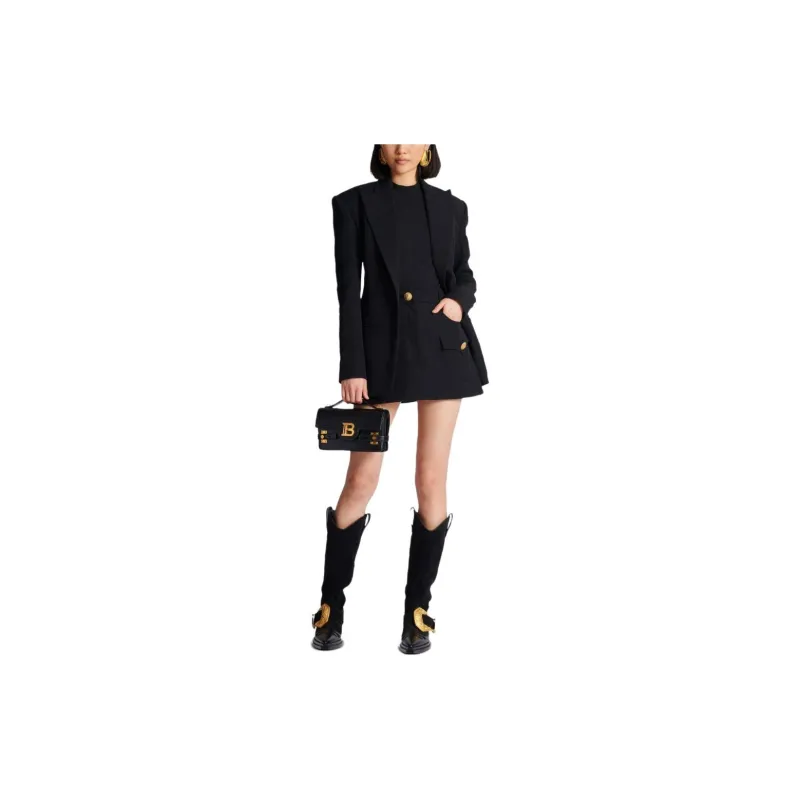 BALMAIN 6 Button Knit T Shirt-3