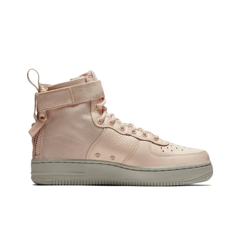 Nike Sf Air Force 1 Mid Orange Quartz Women's-1