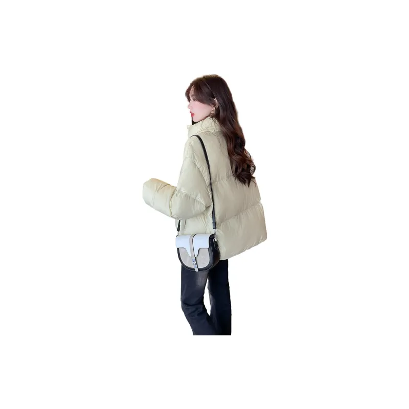 Tonlion Down Jackets Women's Mustard Green-2